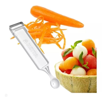 Kit Processador 500ml + Descascador Multifuncional – Aliados Perfeitos na Cozinha