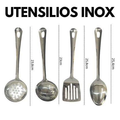 Kit Cozinha Inox 5 Peças + Ralador Grátis